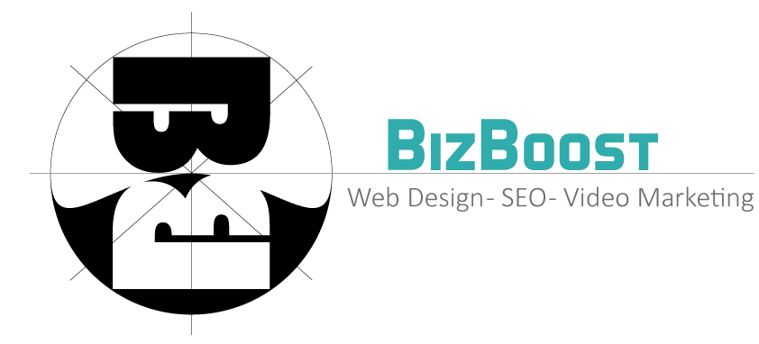 bizboost logo web design seo video commercials friendswood texas